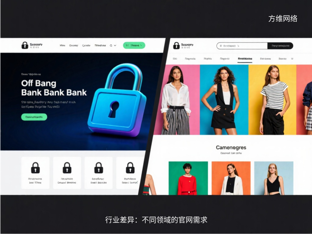 行業差異：不同領域的官網需求