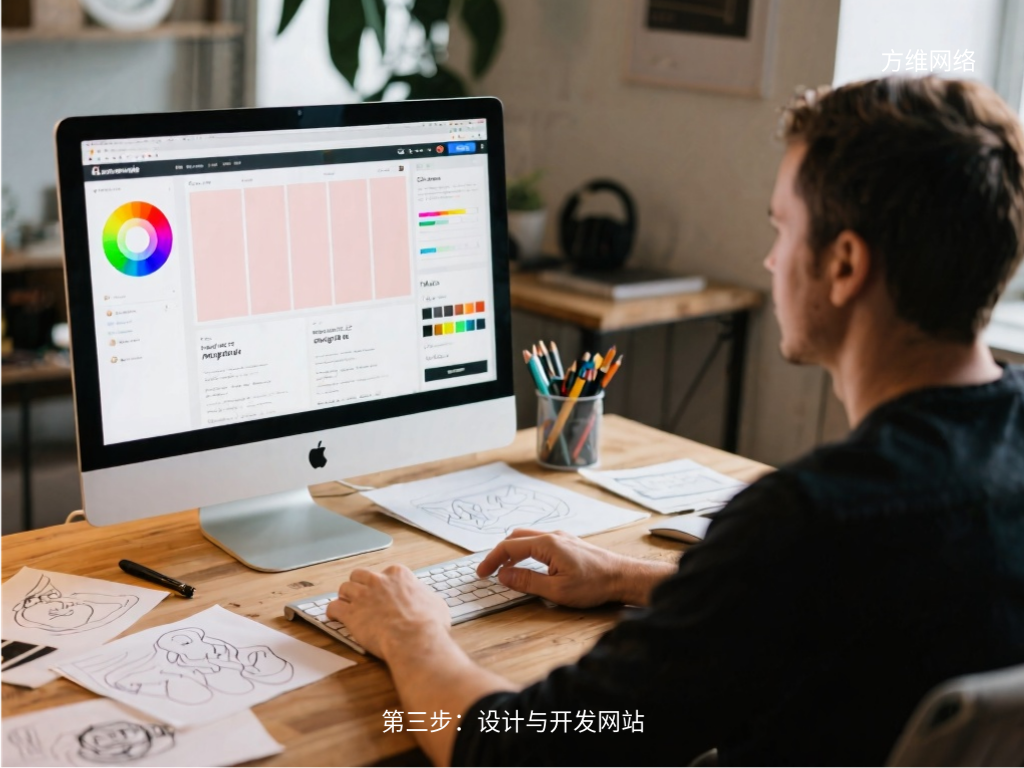 第三步：設計與開發網站