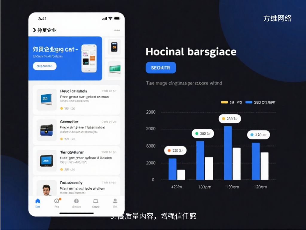 3. 高質(zhì)量?jī)?nèi)容，增強(qiáng)信任感