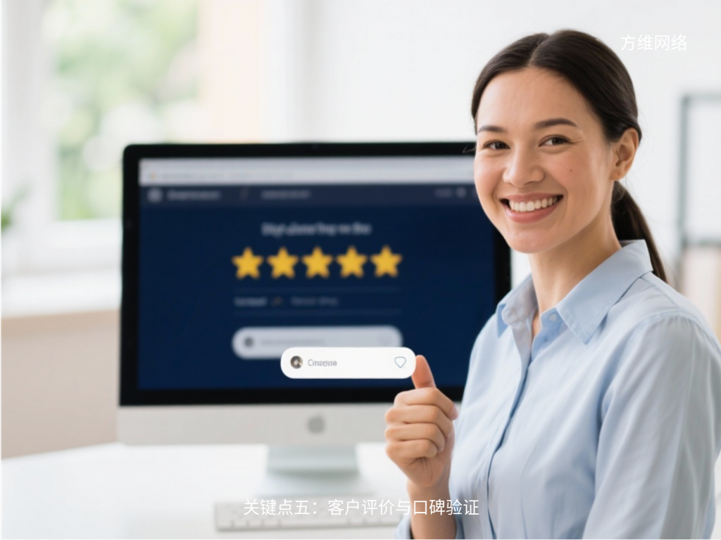 關鍵點五：客戶評價與口碑驗證