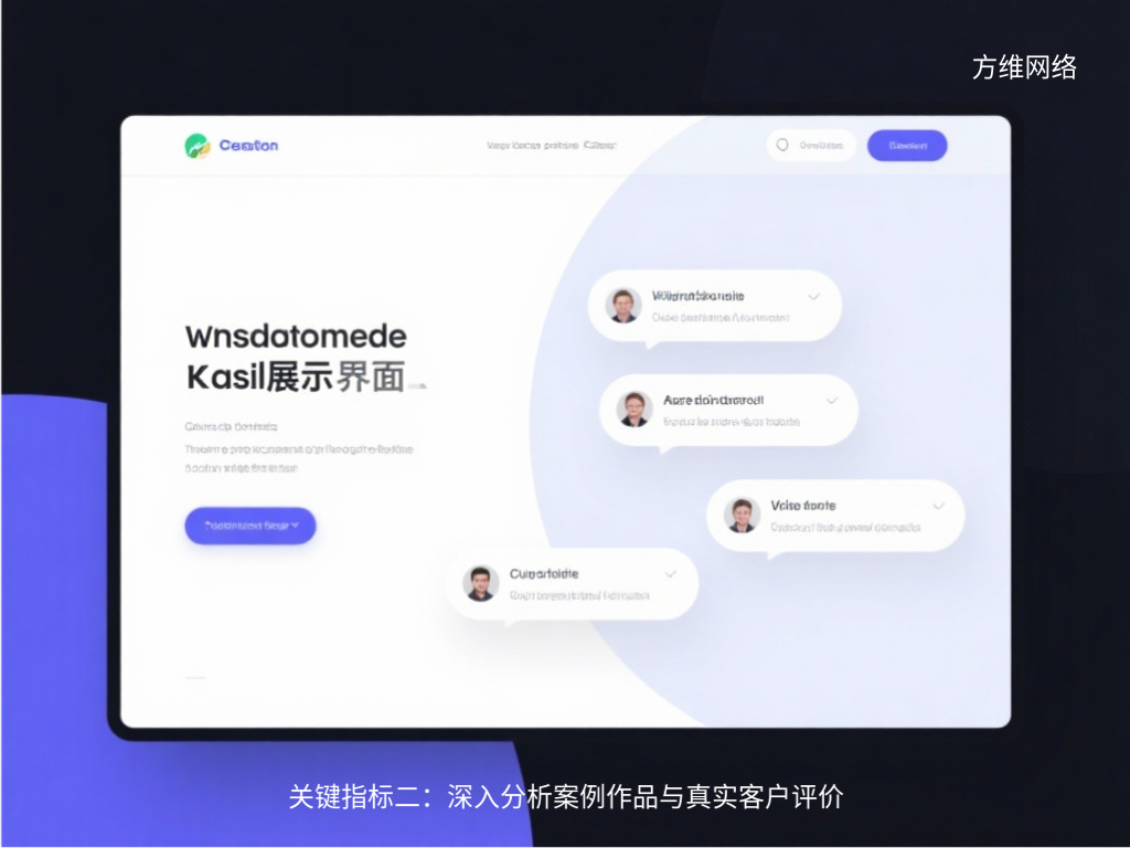 關鍵指標二：深入分析案例作品與真實客戶評價