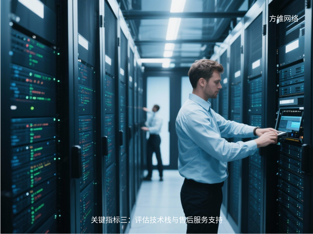 關鍵指標三：評估技術棧與售后服務支持