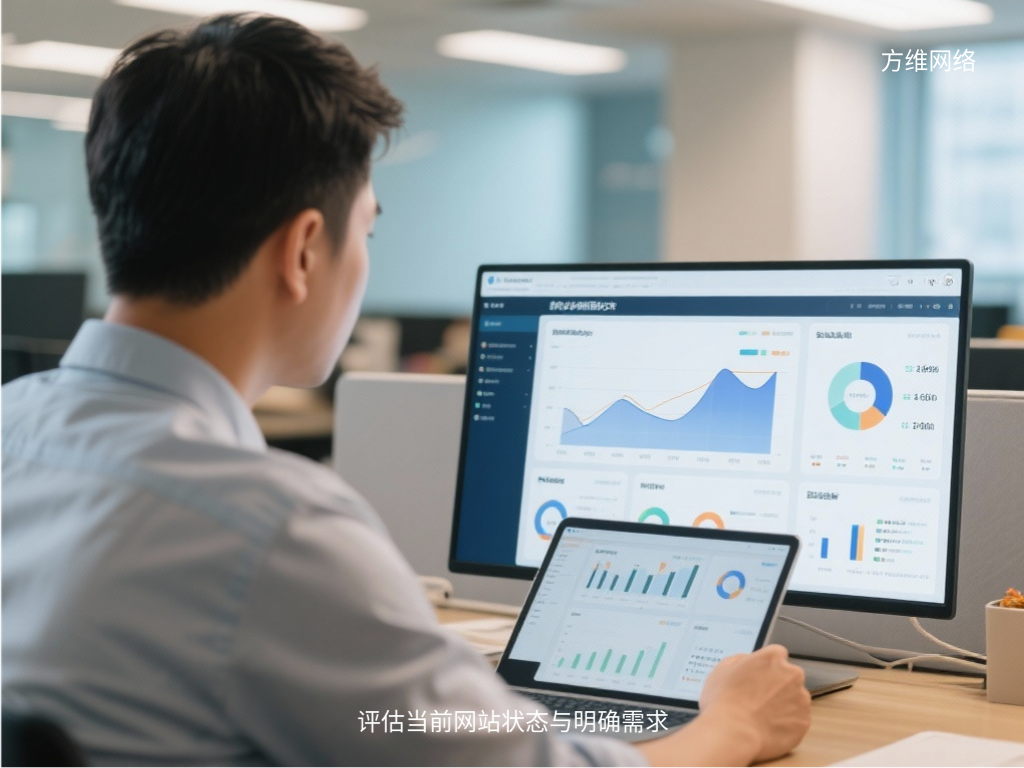 評估當前網(wǎng)站狀態(tài)與明確需求