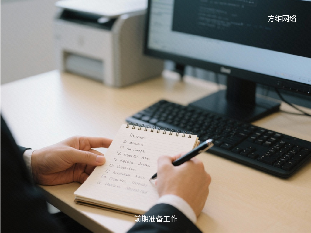 前期準備工作